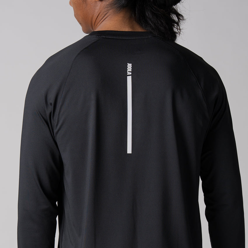 Men's Court Long Sleeve (Black) - XL