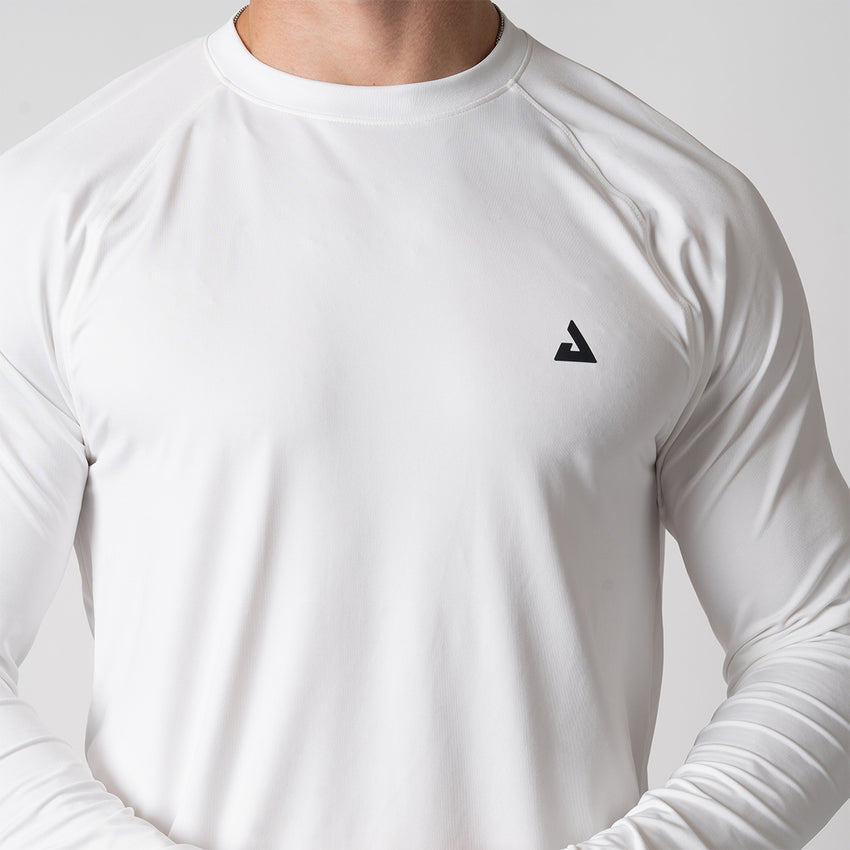 Men's Court Long Sleeve (White) - S