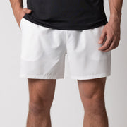 Men's Woven Shorts (5") (White) - XL