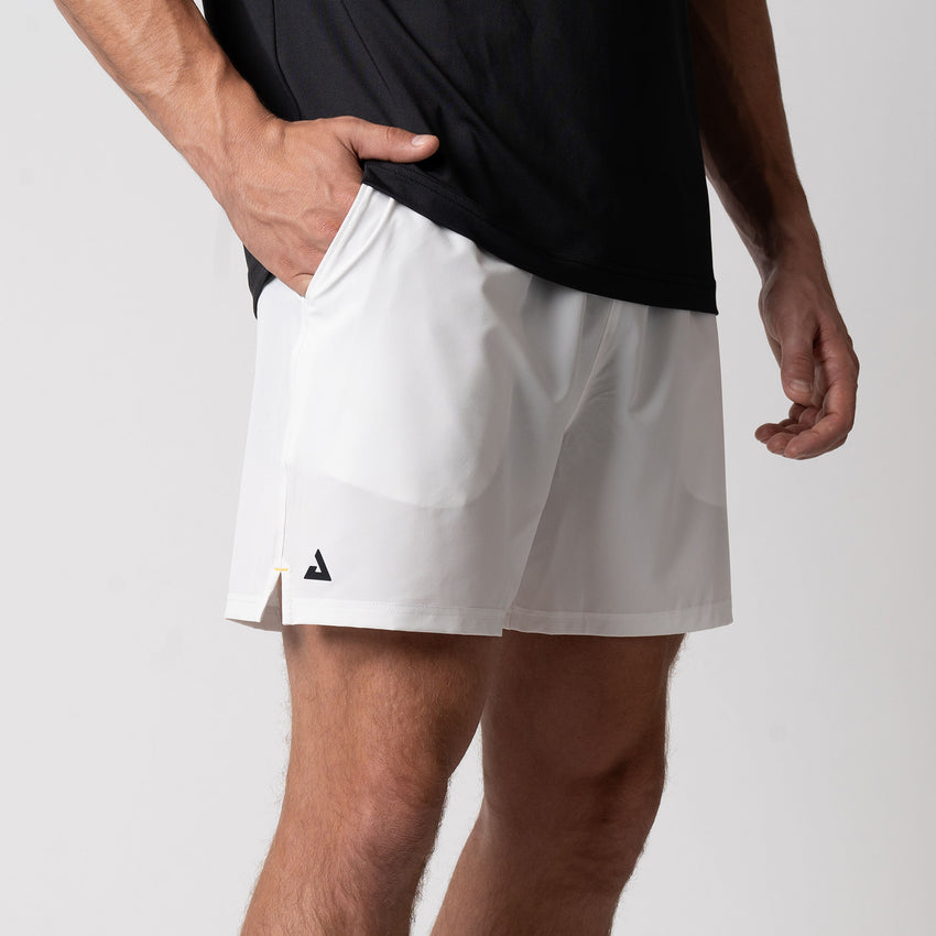 Men's Woven Shorts (5") (White) - S