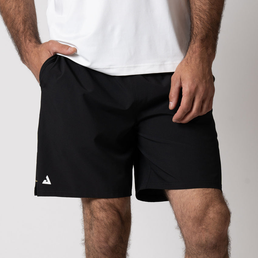 Men's Woven Shorts (7") (Black) - XS