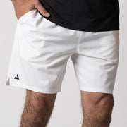Men's Woven Shorts (7") (White) - S