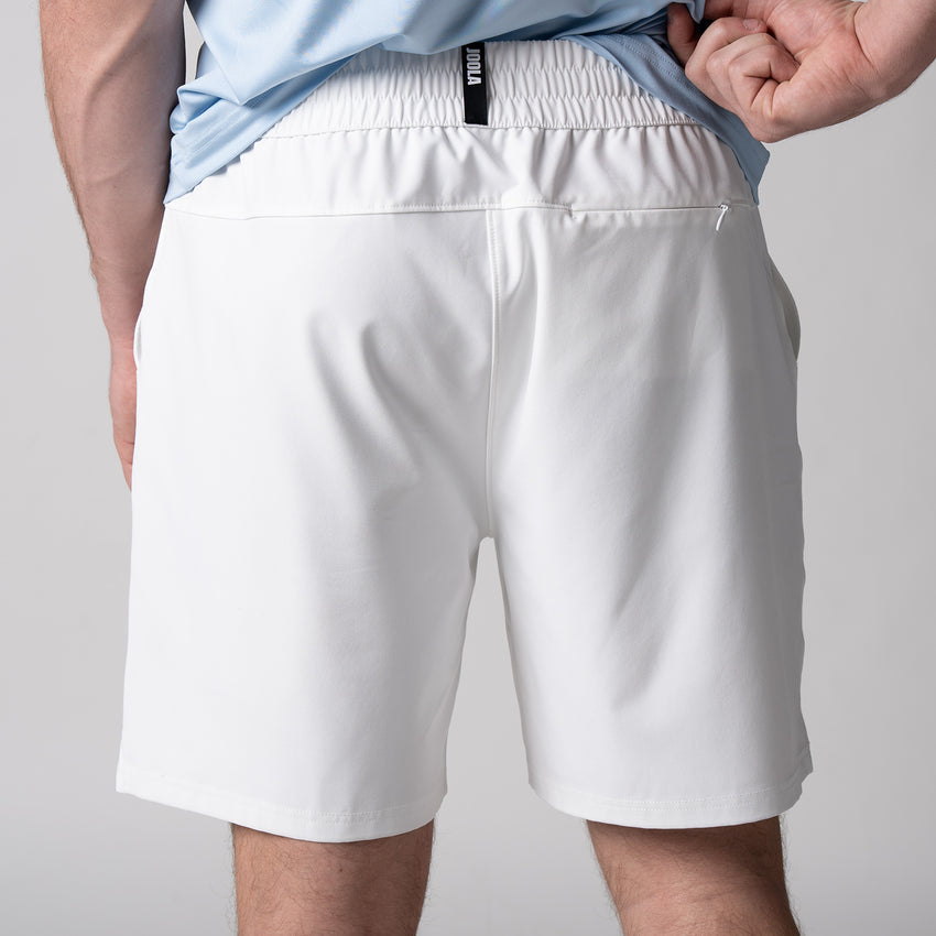 Men's Woven Shorts (7") (White) - S