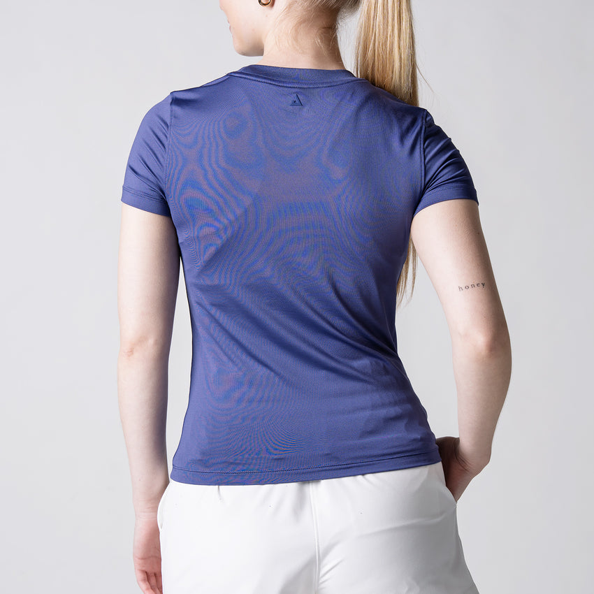 Women's Club Short Sleeve Crew Neck (Purple Dusk) - S