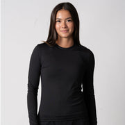 Women's Court Long Sleeve (Black) - M