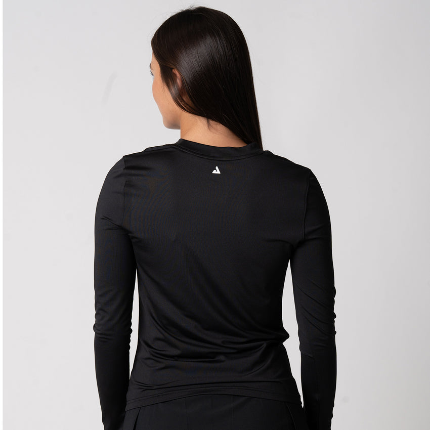Women's Court Long Sleeve (Black) - S