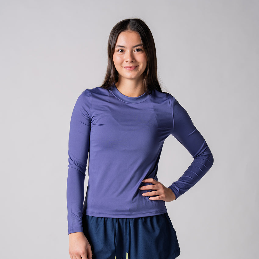 Women's Court Long Sleeve (Purple Dusk) - XL