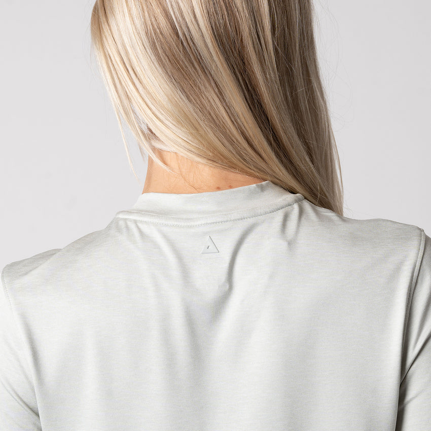 Women's Quarter Zip Pullover (Gravity Gray Heather) - M
