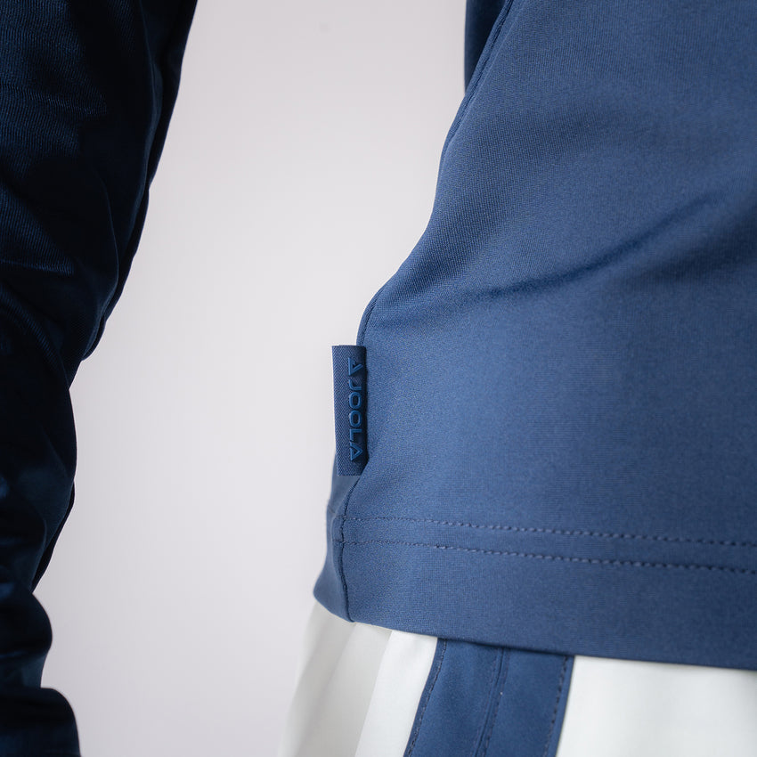 Women's Quarter Zip Pullover (Navy) - S
