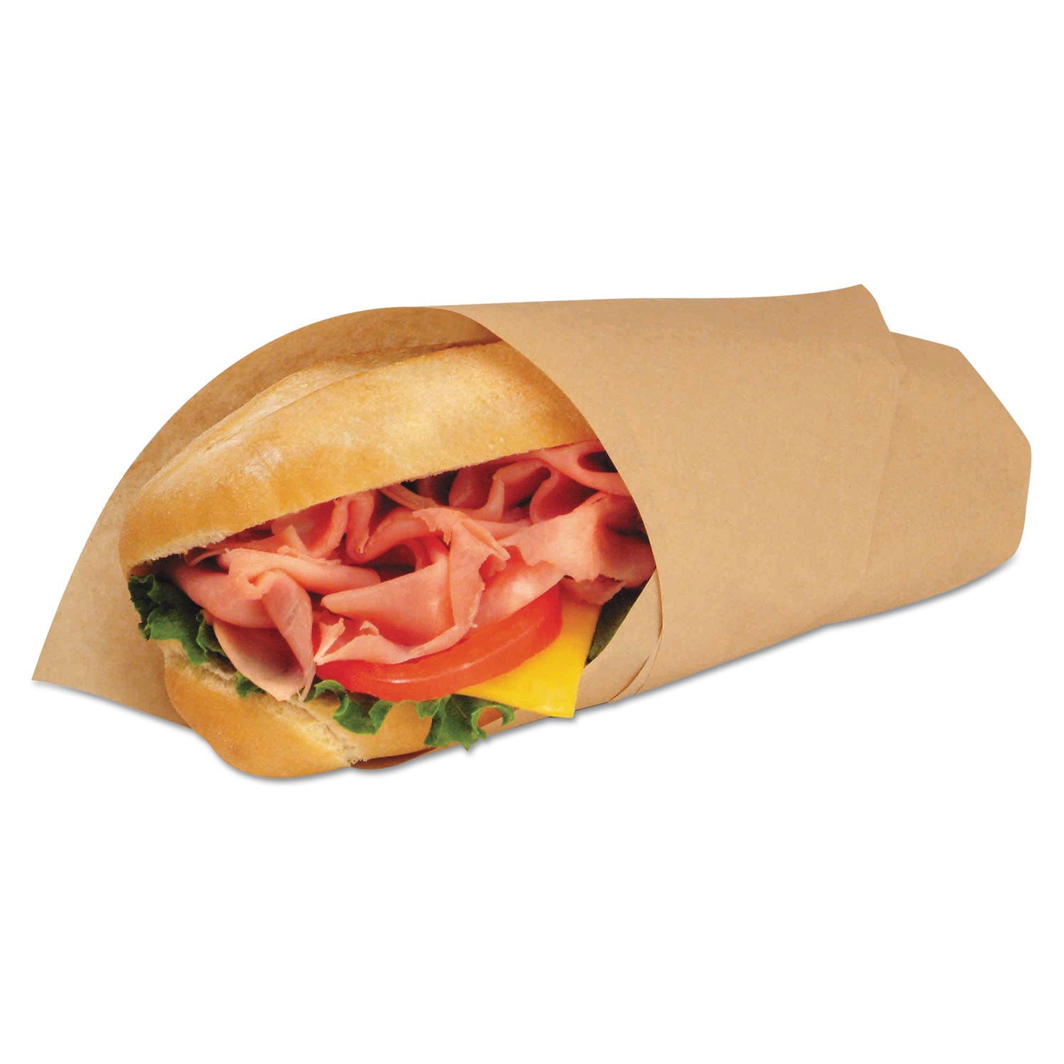 EcoCraft Grease-Resistant Paper Wraps and Liners, 14 x 14, Natural, 1,000/Box, 4 Boxes/Carton