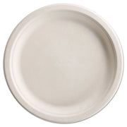 PaperPro Naturals Fiber Dinnerware, Plate, Paper, 10.5" dia, Natural, 125/Pack, 4 Packs/Carton