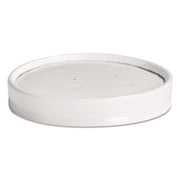Vented Paper Lids, Fits 8 oz to 16 oz Hot Cups, White, 25/Sleeve, 40 Sleeves/Carton