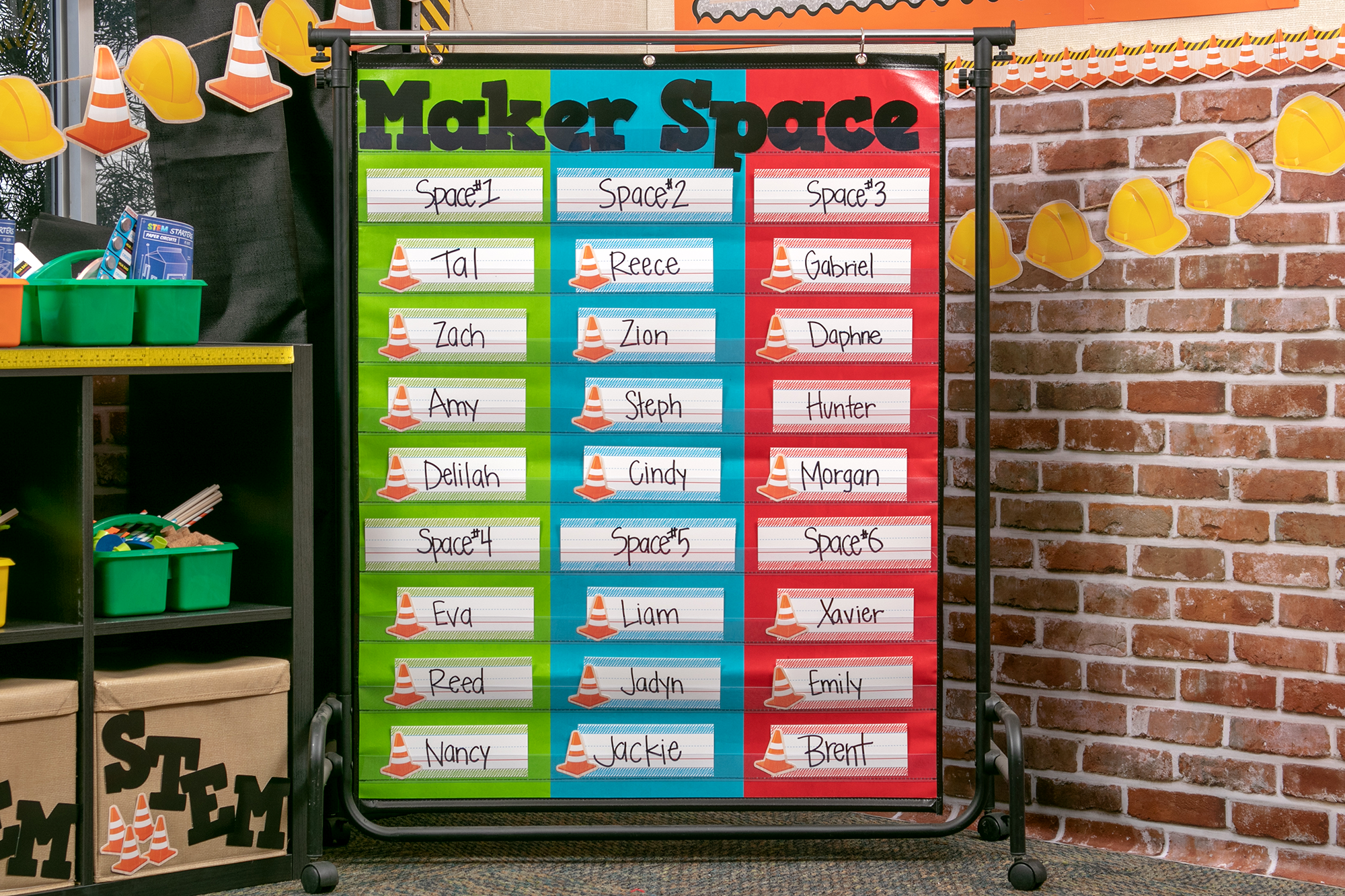 3 Column Pocket Chart (34" x 44")
