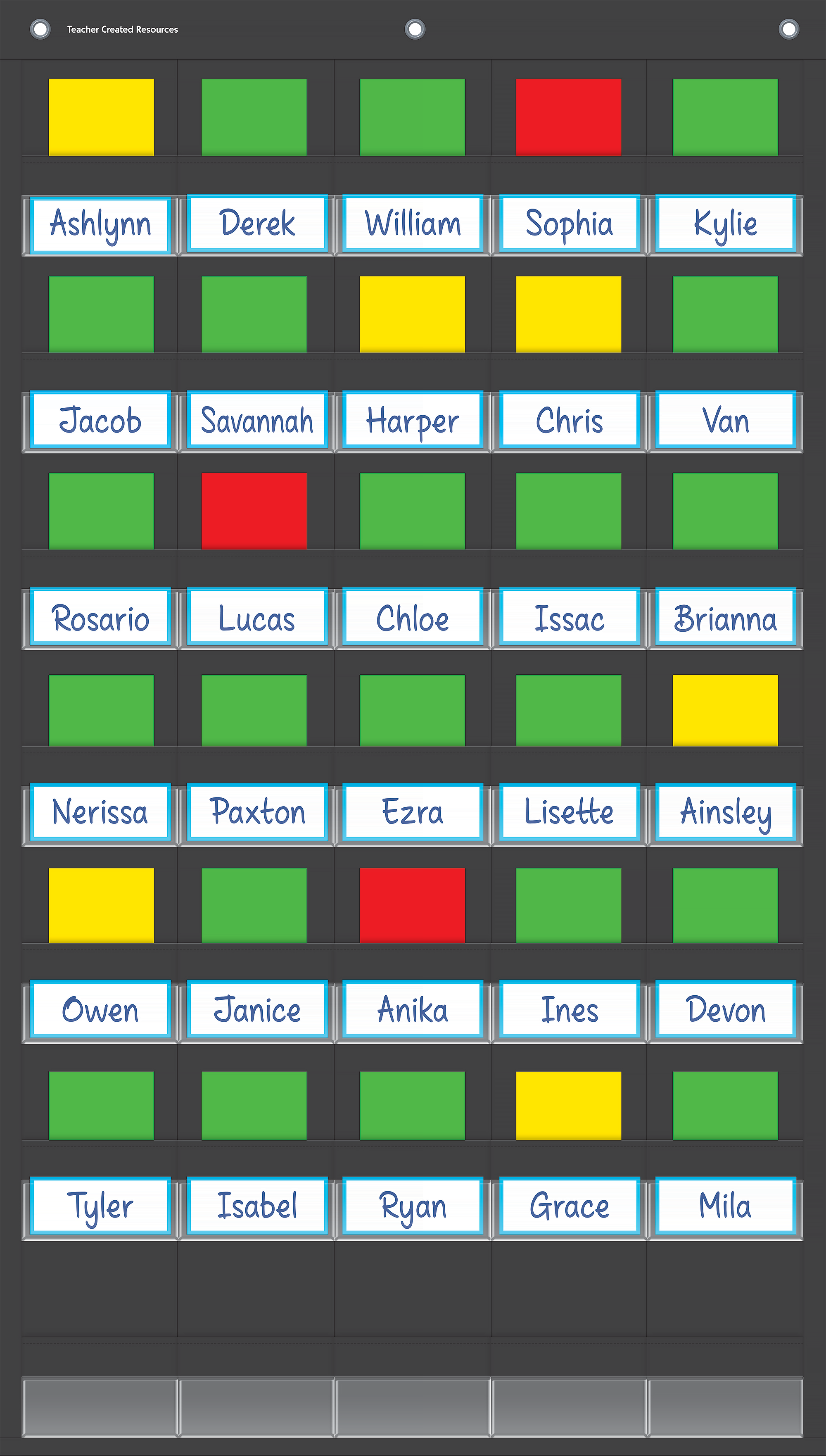 Behavior Pocket Chart (21" x 37")
