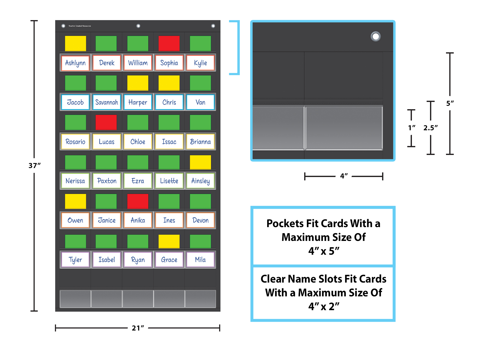 Behavior Pocket Chart (21" x 37")