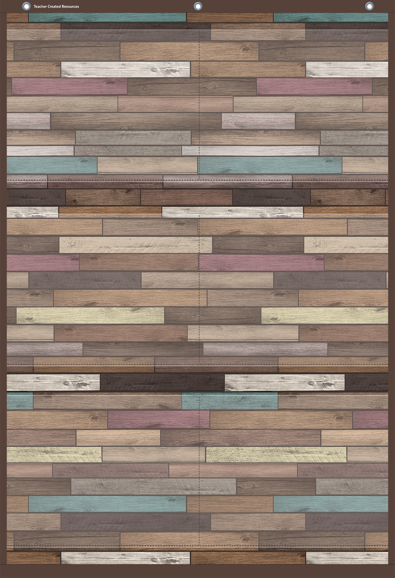 Reclaimed Wood Large 6 Pocket Chart (26" x 38")