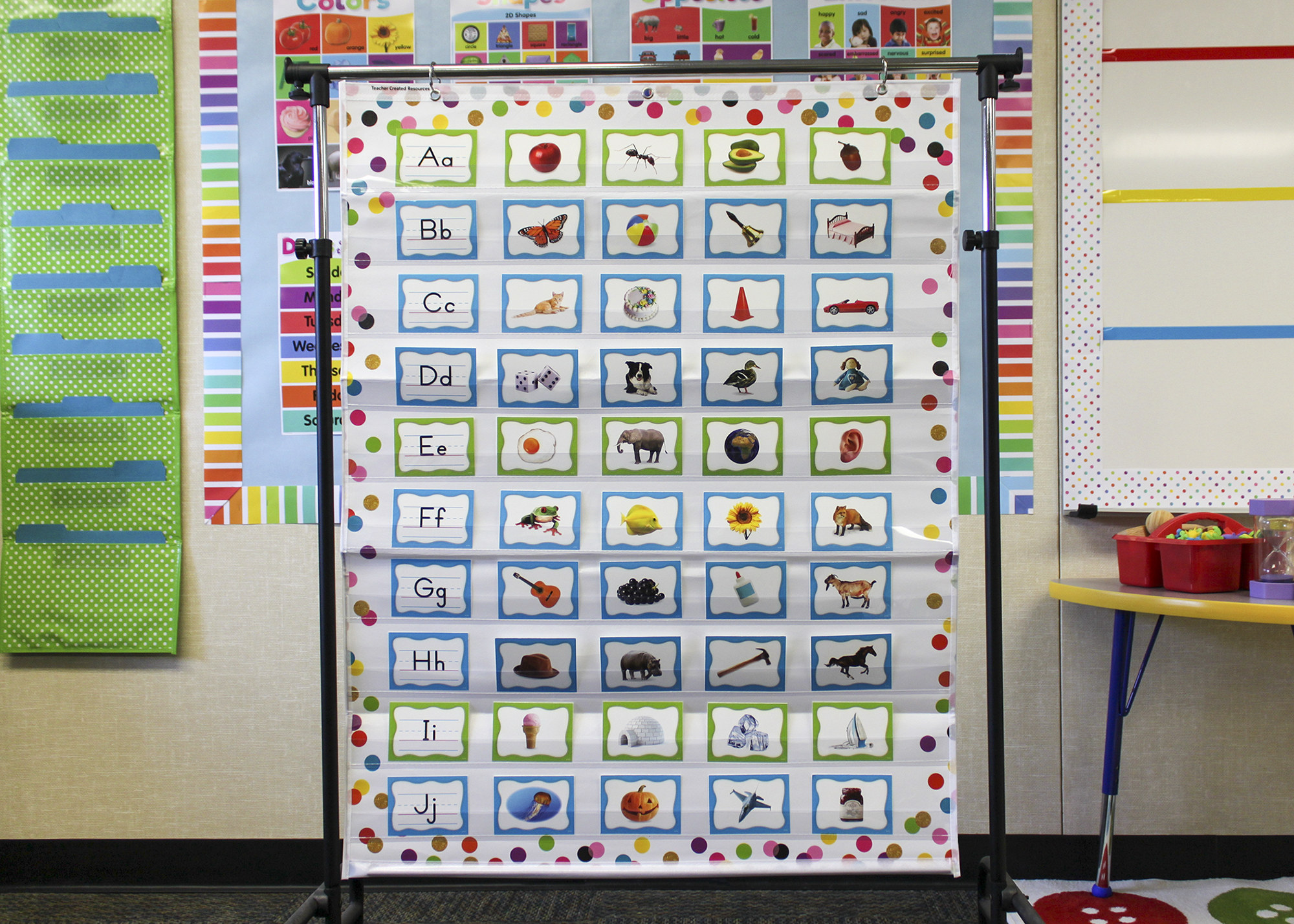 Confetti 10 Pocket Chart (34" x 44")