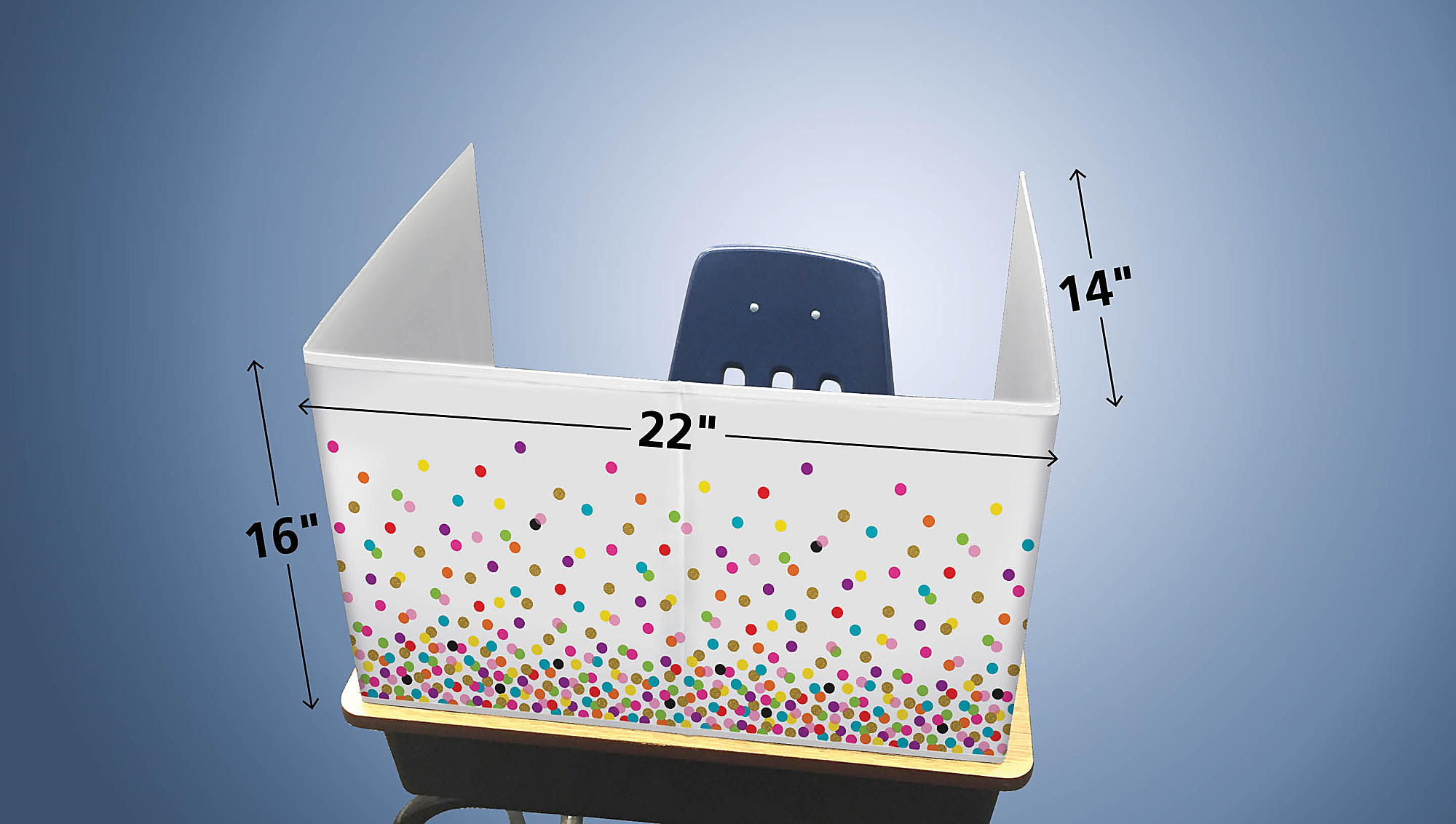 Confetti Classroom Privacy Screen