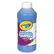 Crayola Artista II Washable Tempera Paints - 1 Color(s) - Blue - 16 oz - Washable - 1 Each