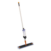 Pace 60 High Impact Cleaning Tool, 24" Wide Microfiber Head, 60" Silver/black/red Aluminum/plastic Handle