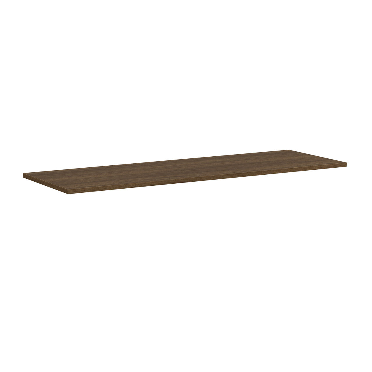 OfficeSource Variant Rectangular Top - 72"W x 24"D (Requires Base) - Modern Walnut