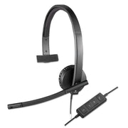 Mono - USB - Wired - 31.50 Hz to 20 kHz - Over-the-head - Monaural - Supra-aural - Noise Cancelling, Electret Microphone