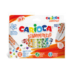 Stamperello Felt Tip Washable Pens Color & Stamp- 12 Pieces