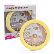 Jungle World Drum - Cute Jungle Animals Baby Drum Toy for Toddlers, Musical Toy for Babies. Engaging Toddler Sensory Play