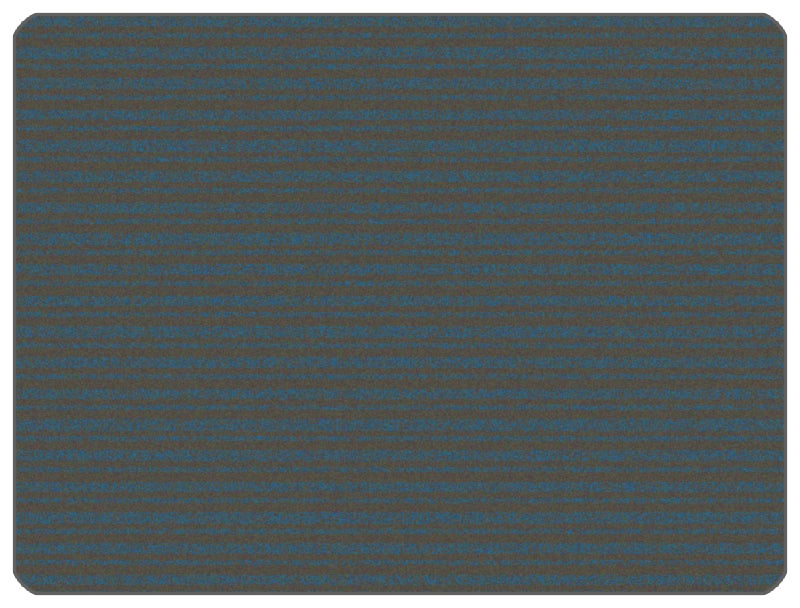 KIDSoft Subtle Stripes Tonal Solid Rug - 3ft x 4ft - Rectangle - Gray Blue