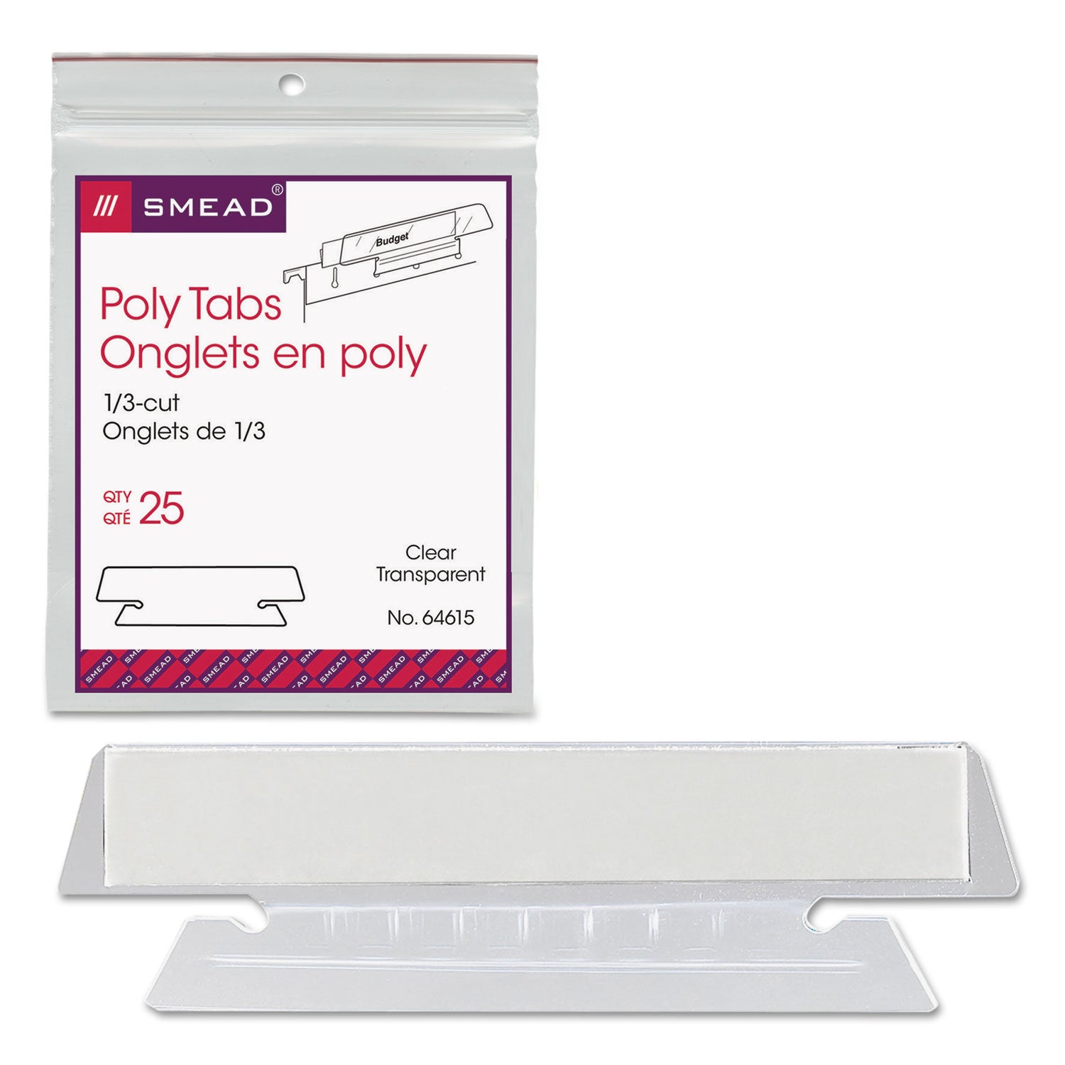 Clear Poly Tab(s) - 1 Pack