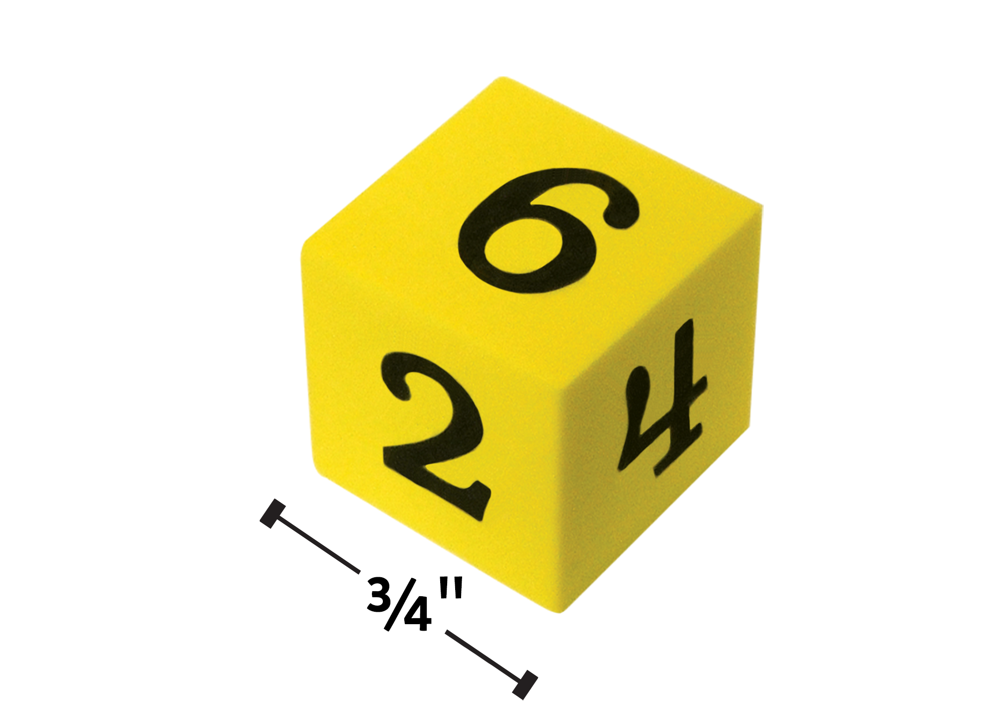 Foam Numbered Dice (1–12)