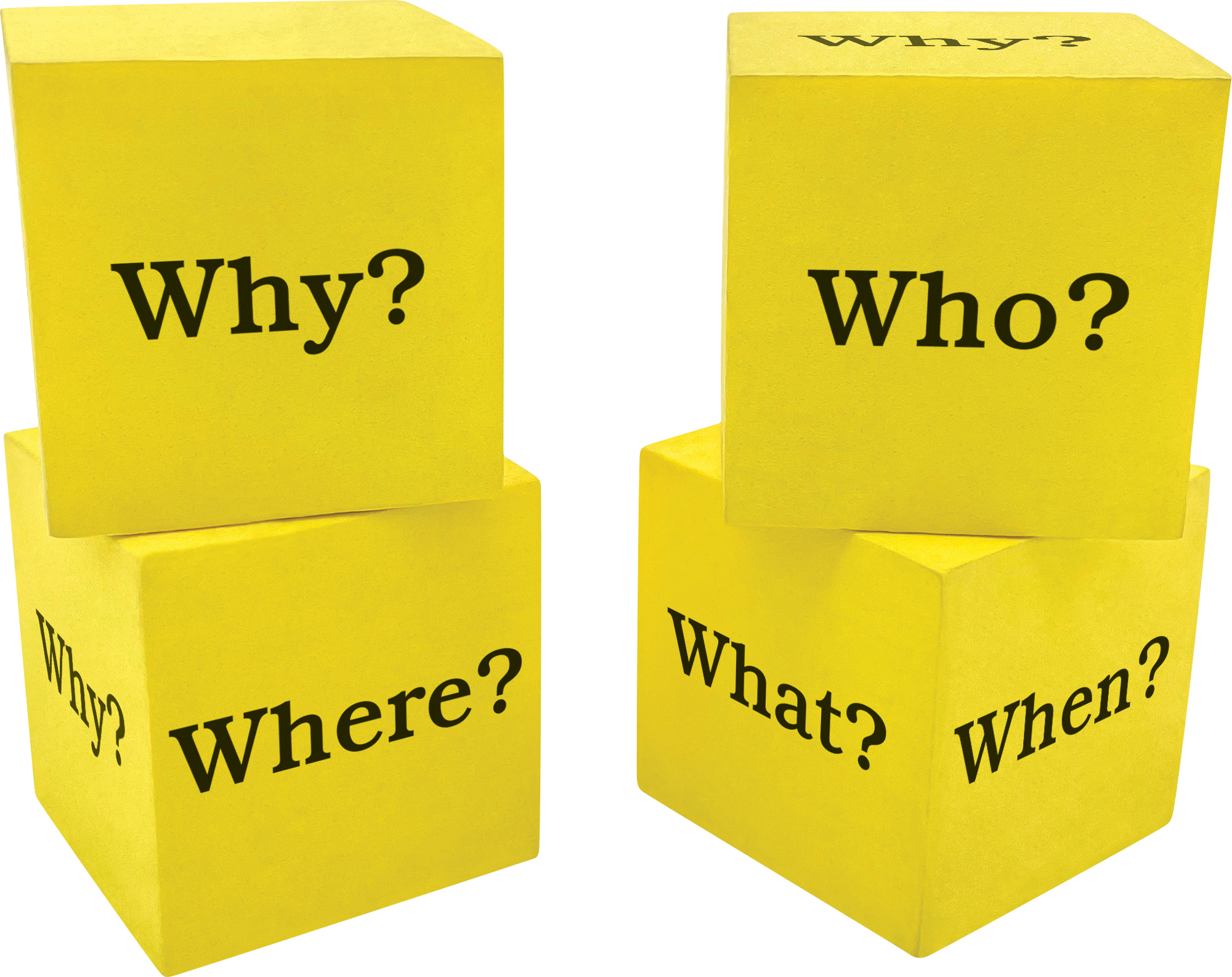 Foam Question Cubes