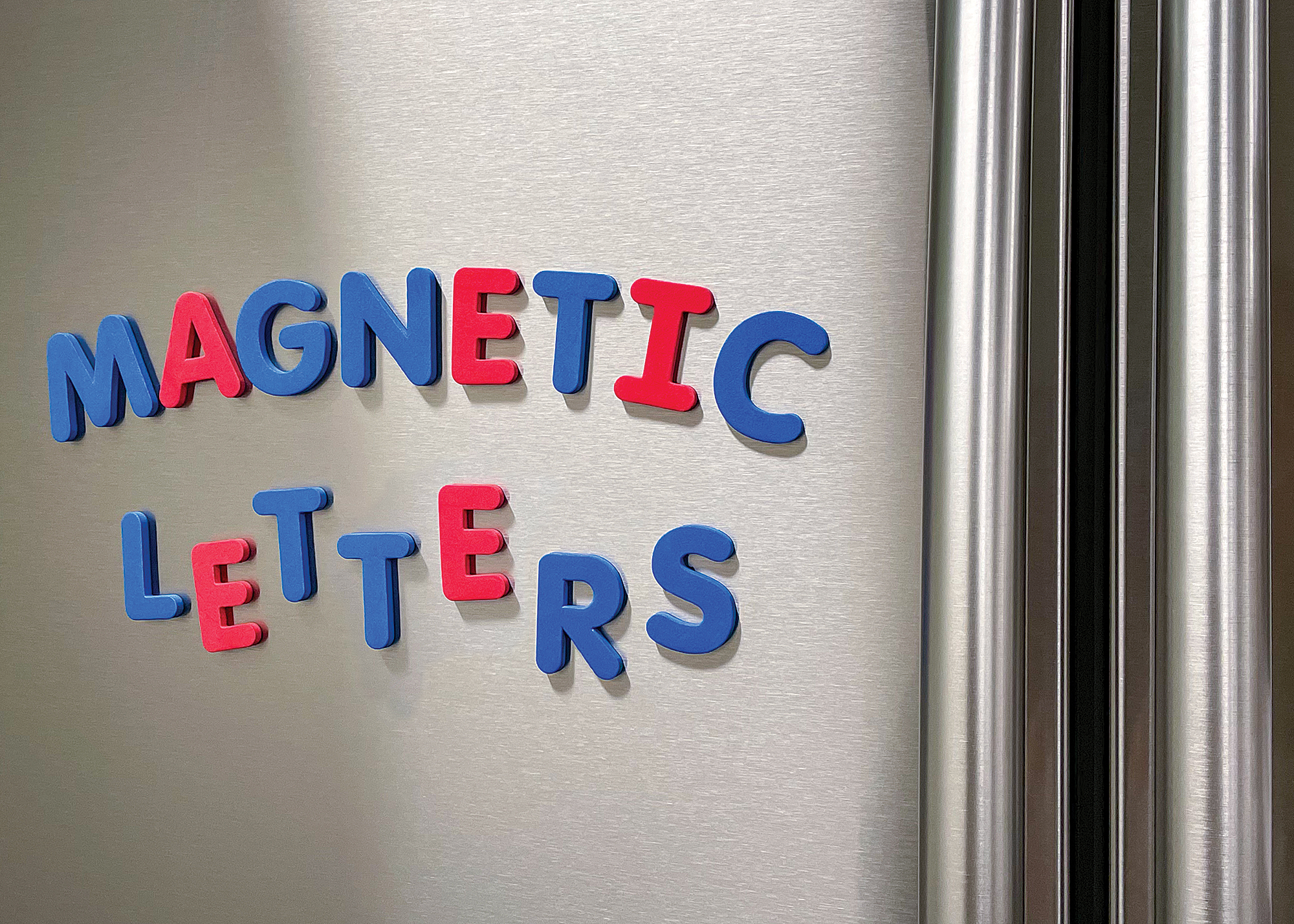 Magnetic Foam: Uppercase Letters