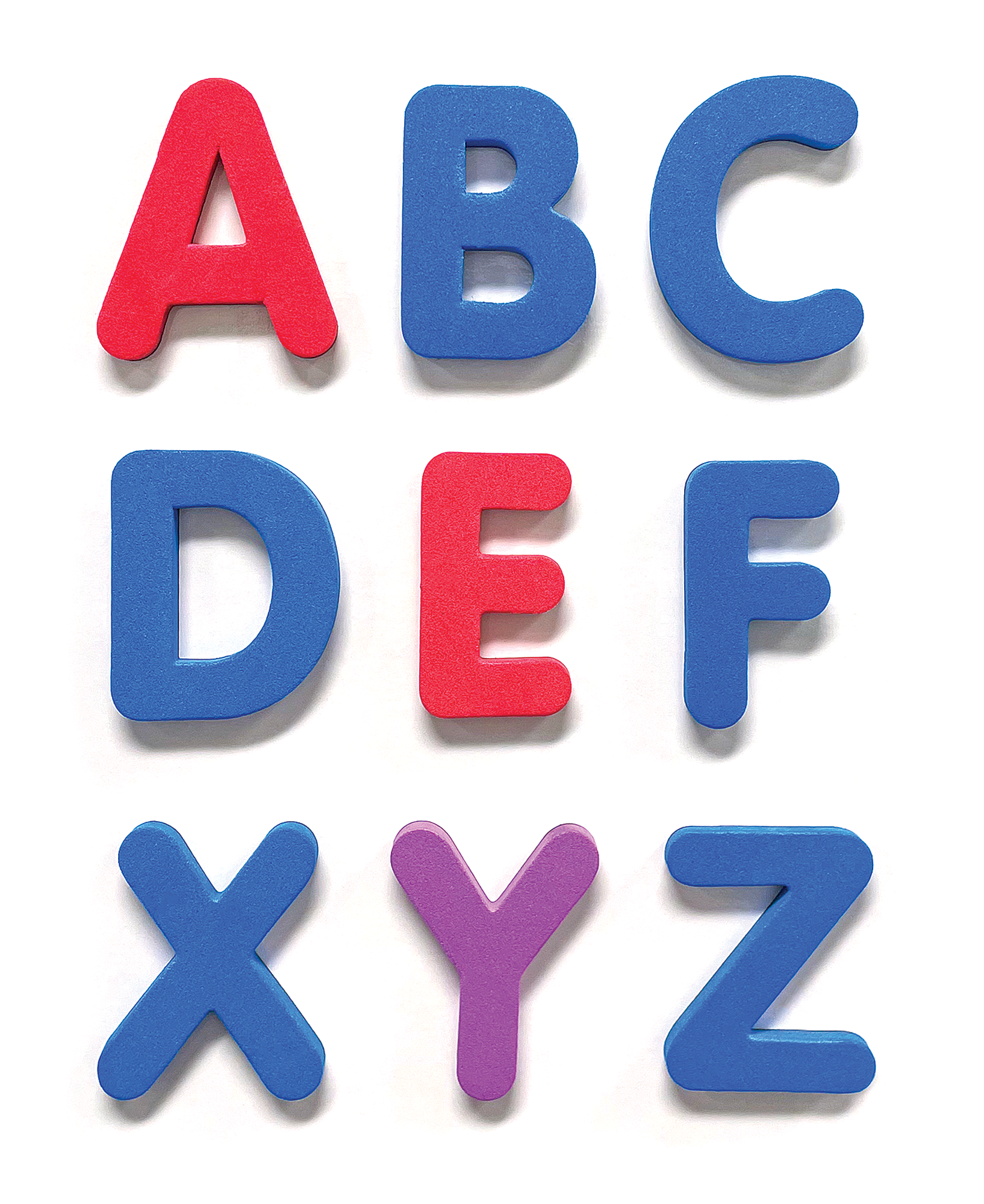 Magnetic Foam: Uppercase Letters