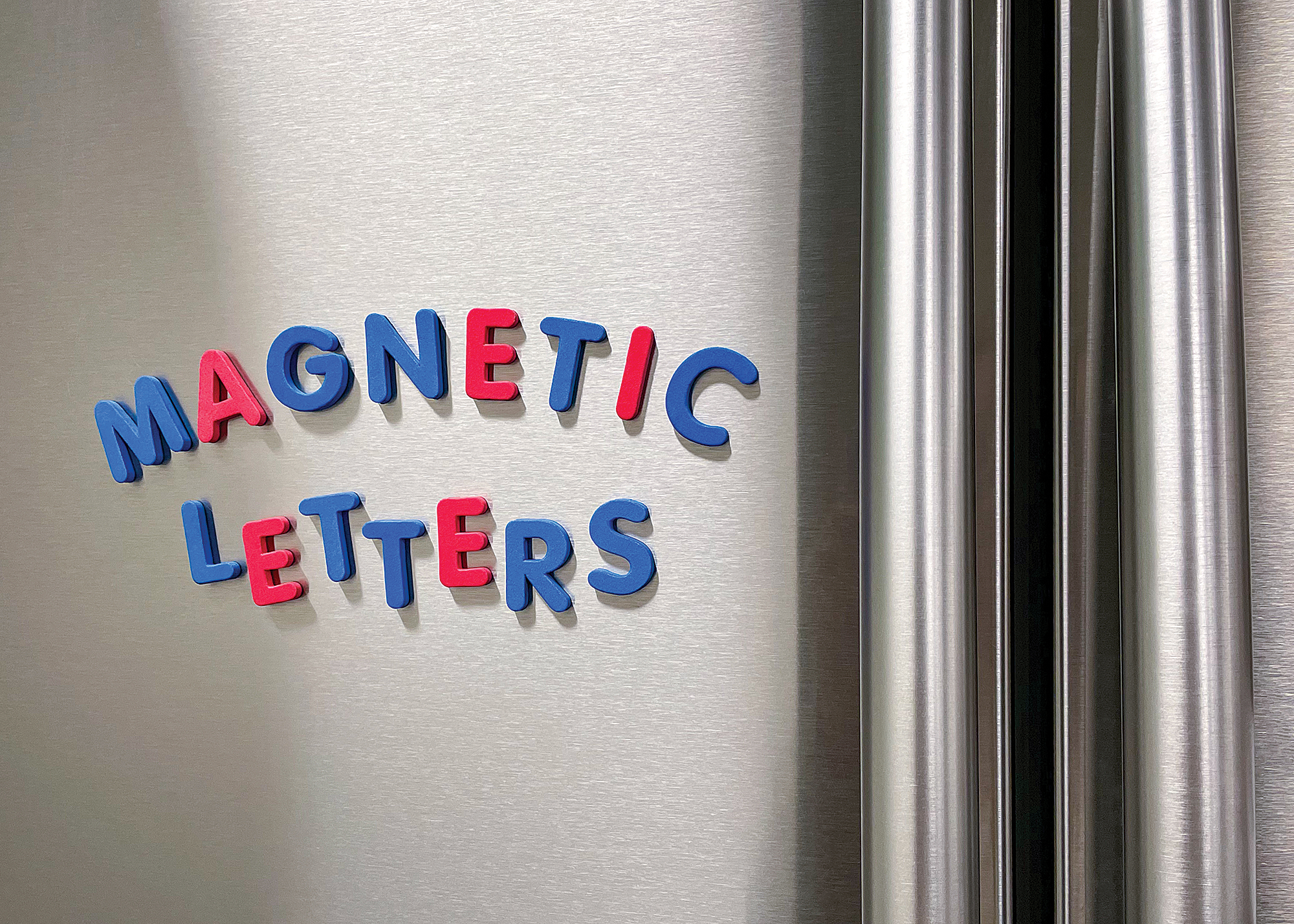 Magnetic Foam: Small Uppercase Letters