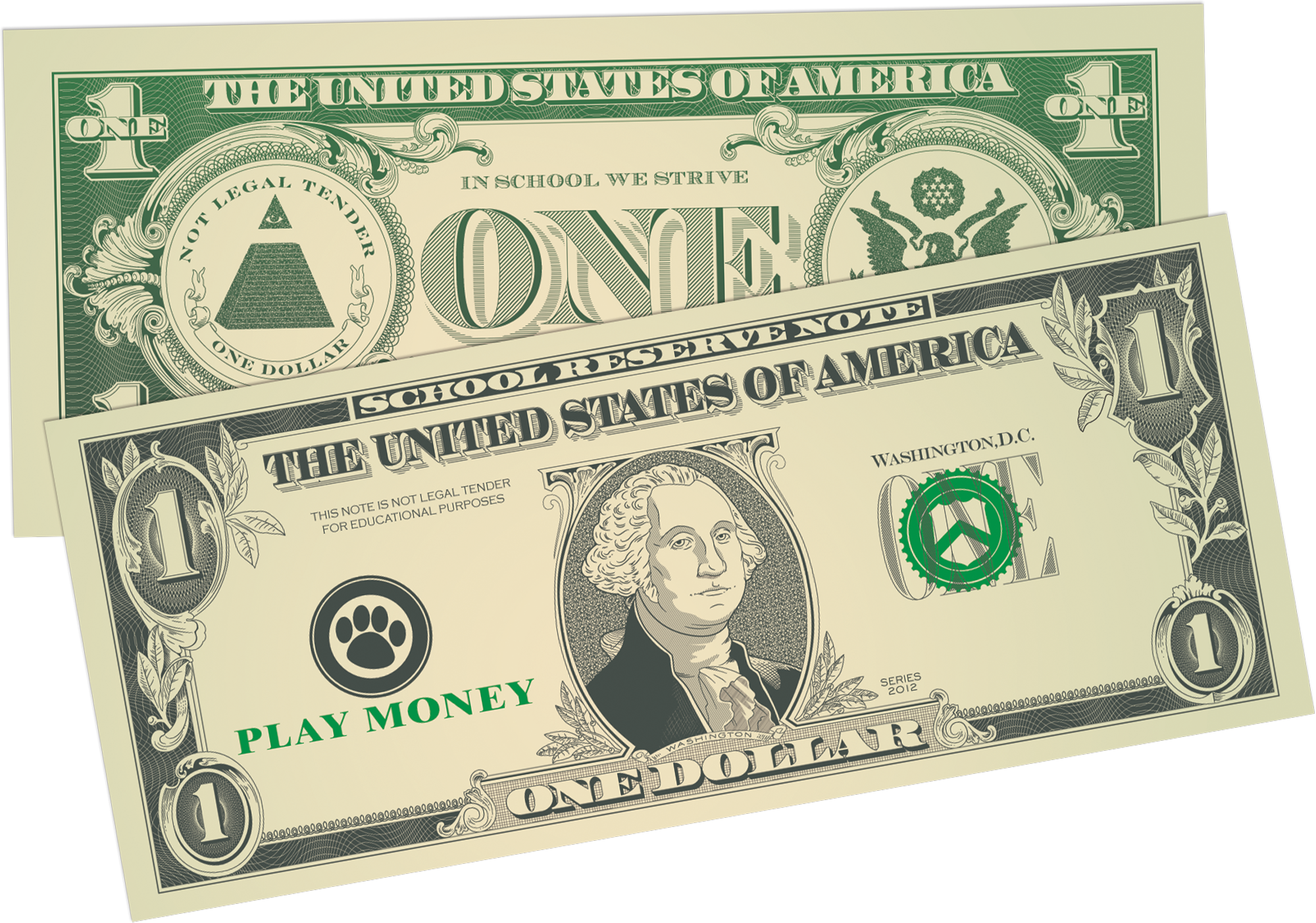 Play Money: Assorted Bills