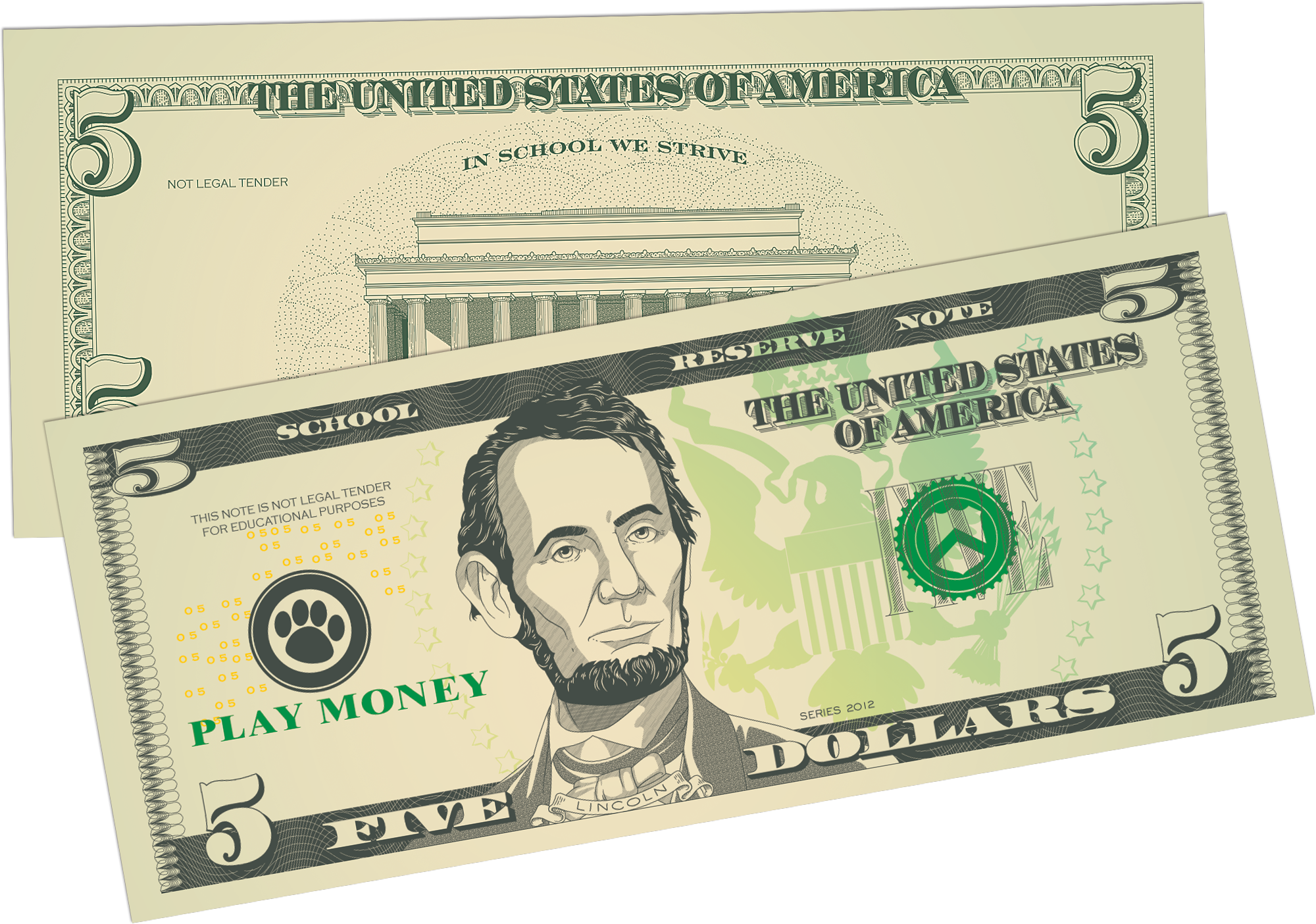 Play Money: Assorted Bills