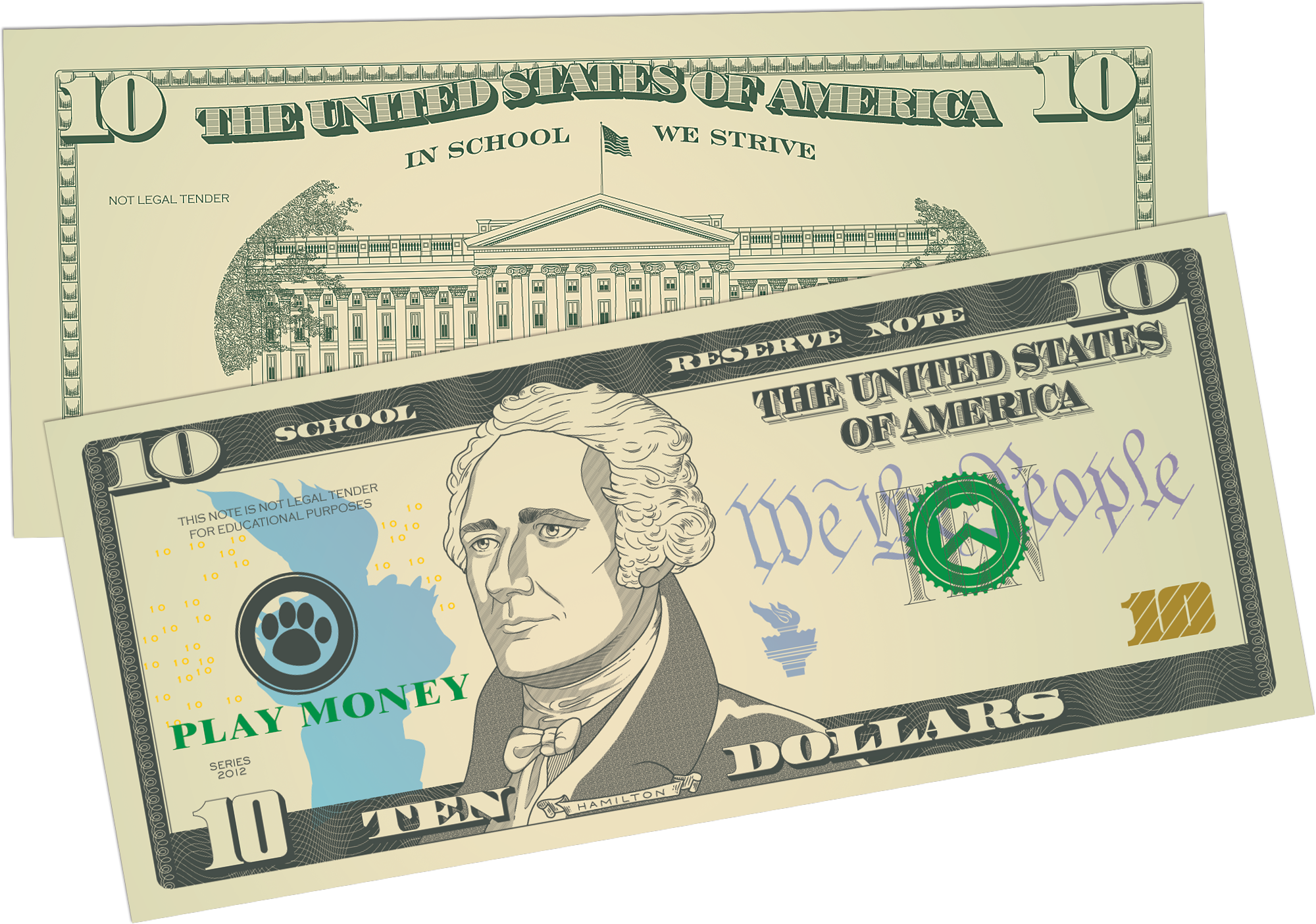 Play Money: Assorted Bills