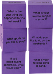 Foam Conversation Cubes
