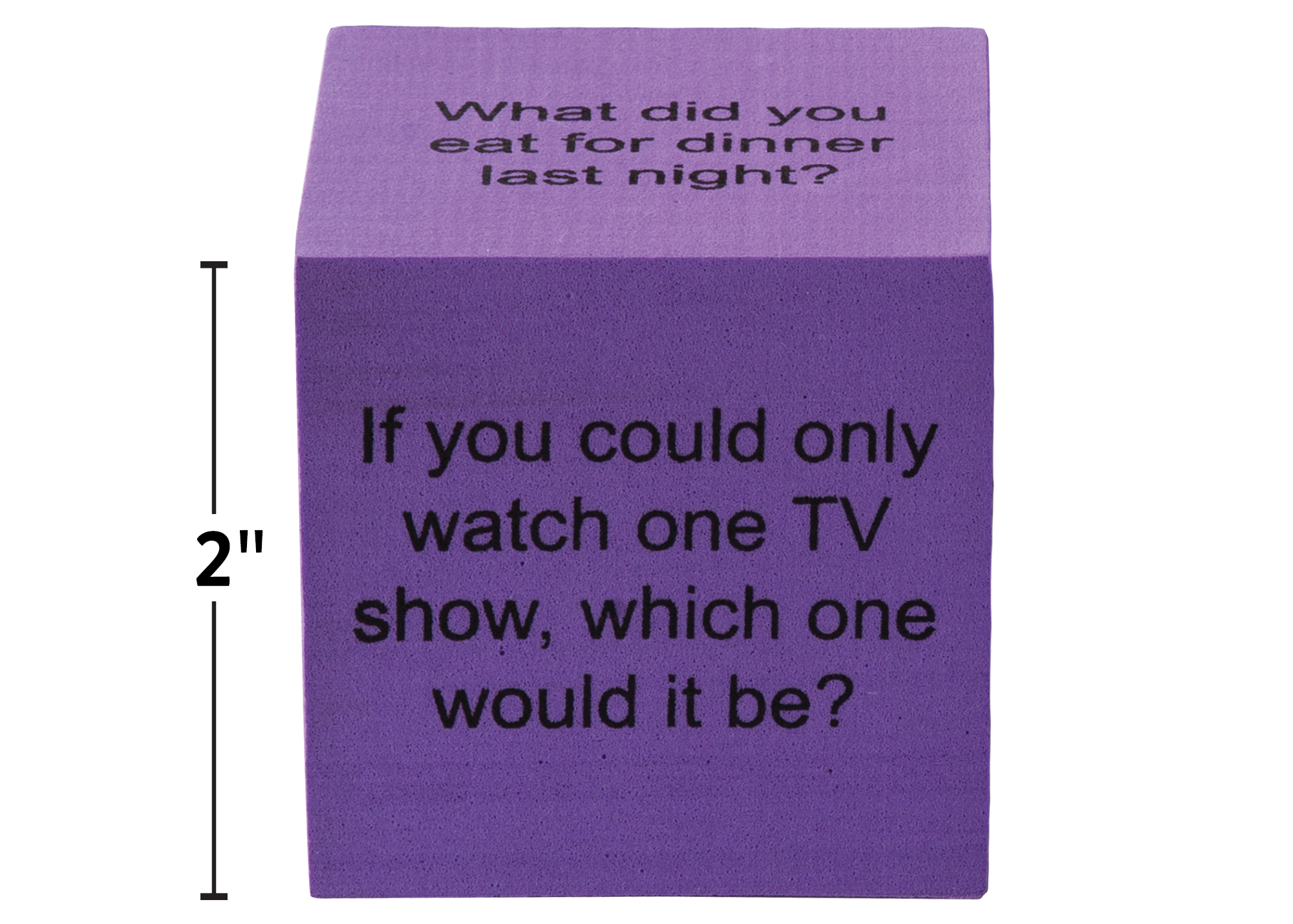 Foam Conversation Cubes