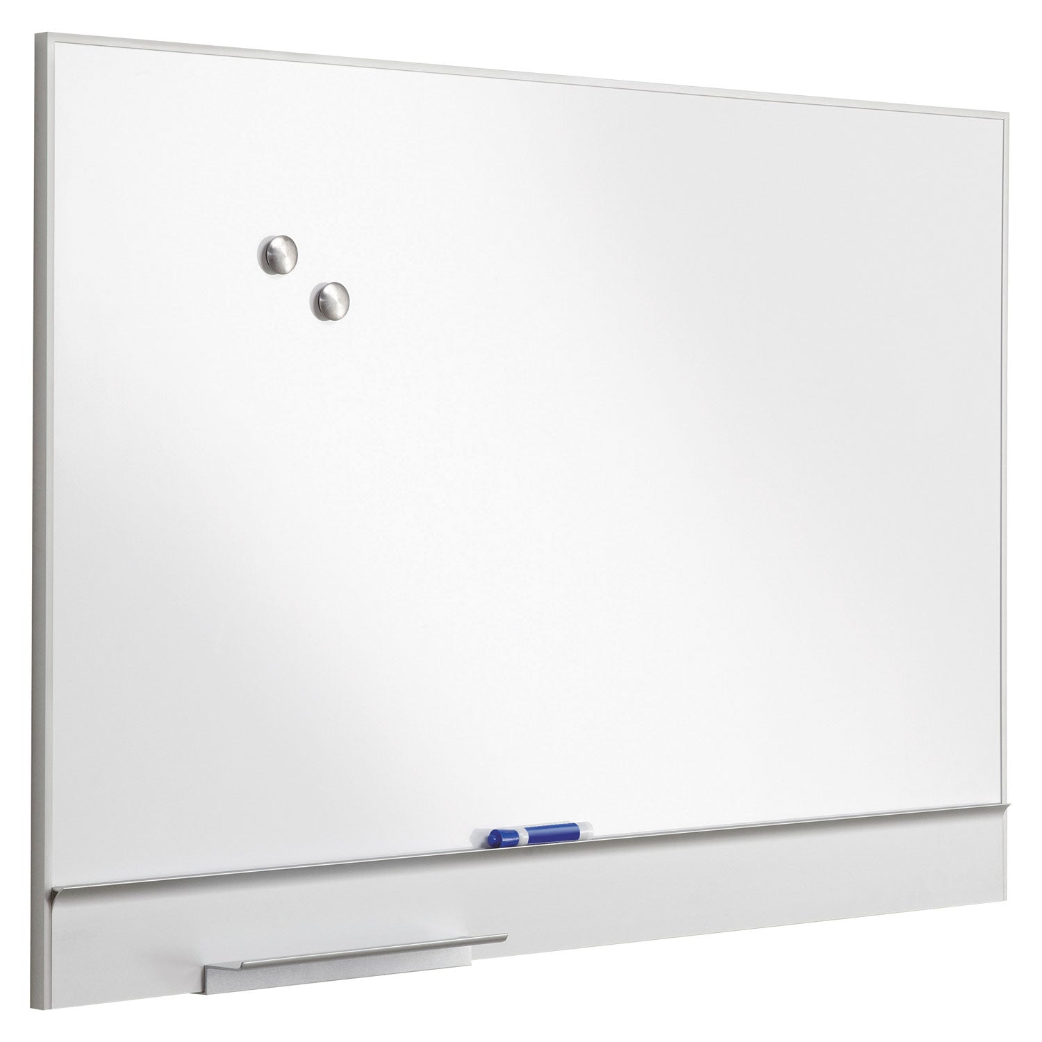 Polarity™ Magnetic Dry Erase White Board - 48" x 32" Aluminum Frame