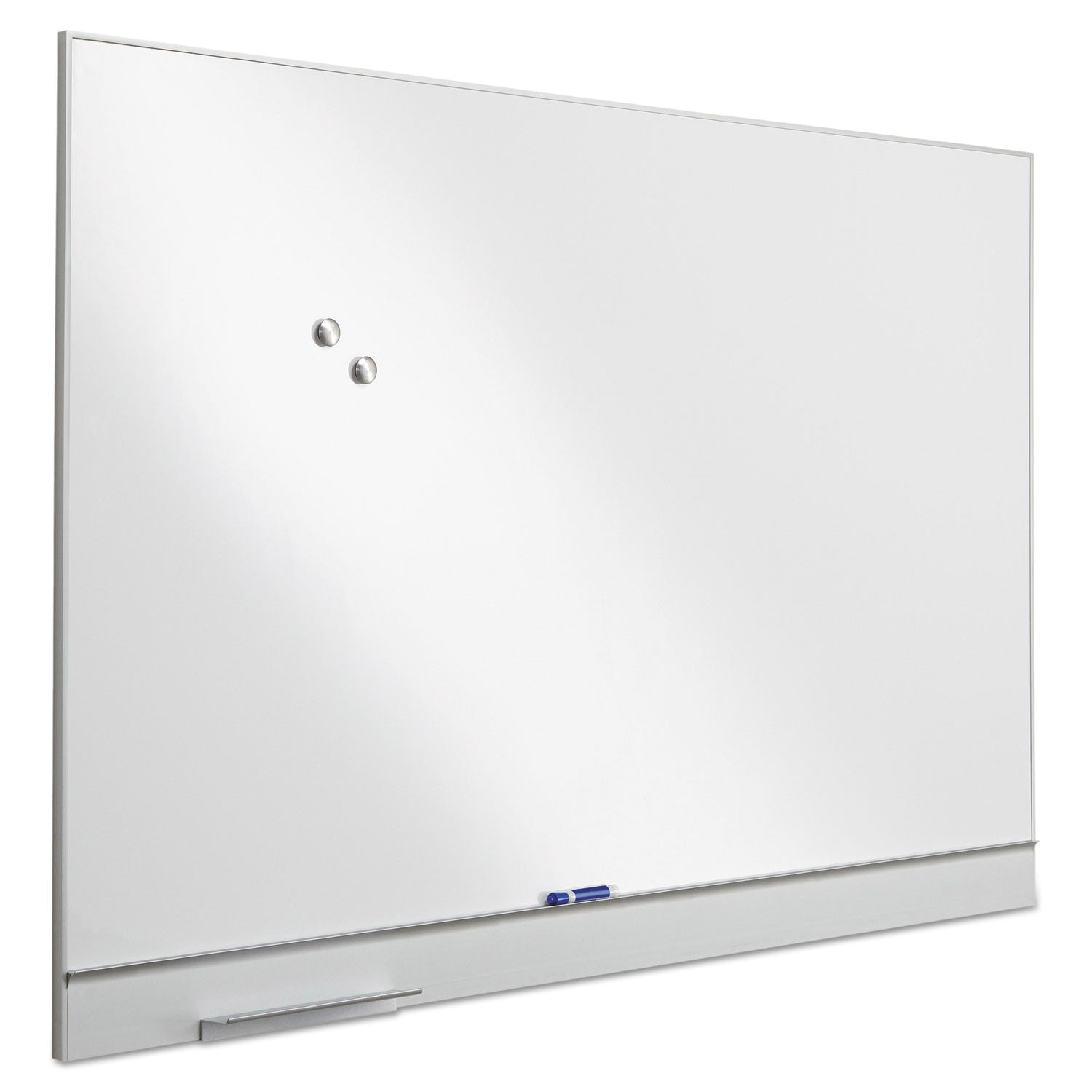 Polarity™ Magnetic Dry Erase White Board - 72" x 46" Aluminum Frame