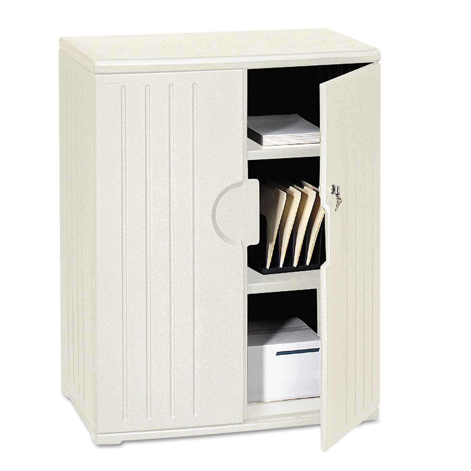 Rough n Ready® 46" Storage Cabinet, Platinum