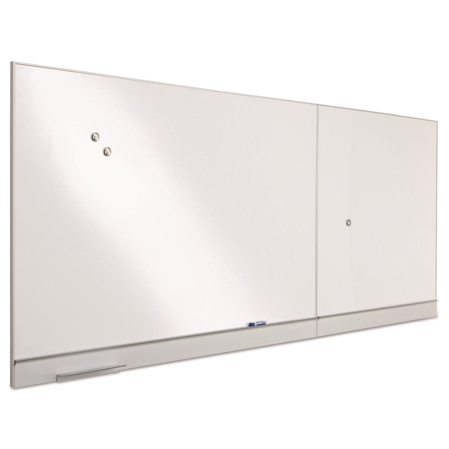 Polarity™ Magnetic Dry Erase White Board - 48" x 32" Aluminum Frame