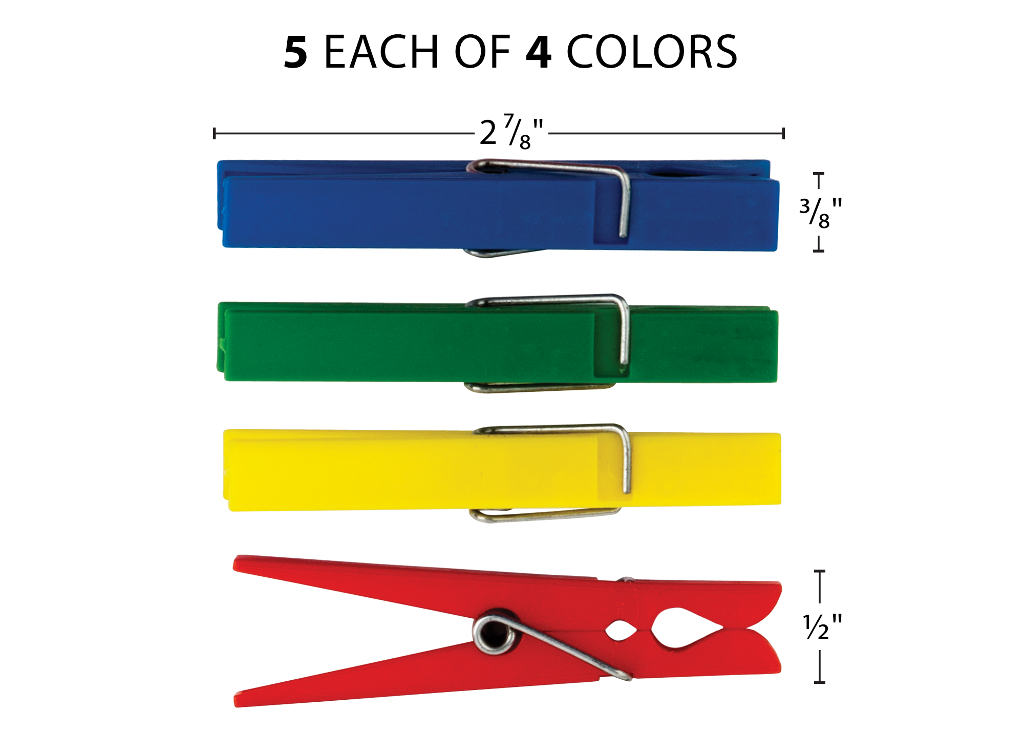 Plastic Clothespins