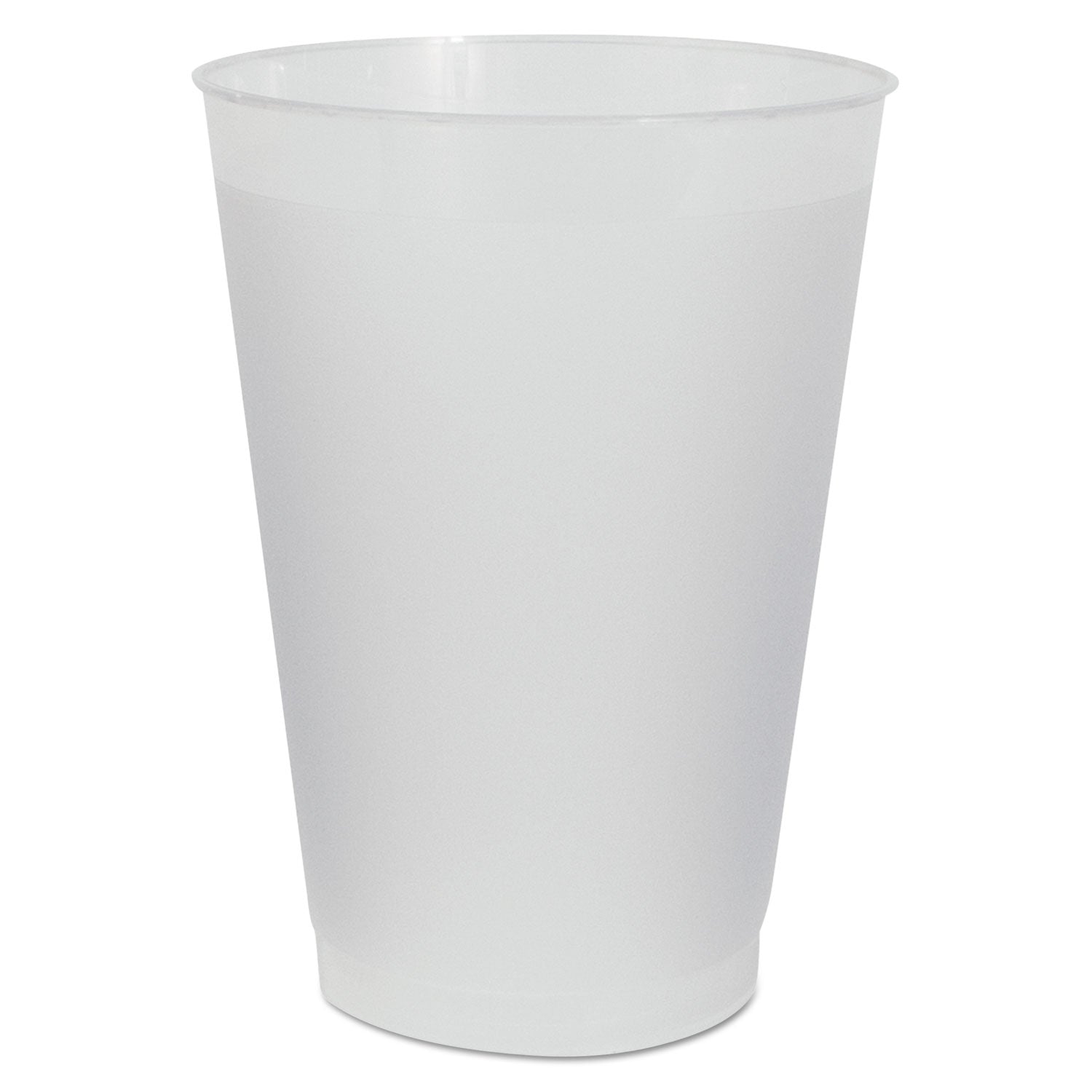 Frost Flex Cups, Cold, 12 oz, Plastic, Frosted, 25/Pack, 20 Packs/Carton