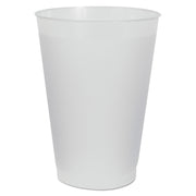 Frost Flex Cups, Cold, 12 oz, Plastic, Frosted, 25/Pack, 20 Packs/Carton