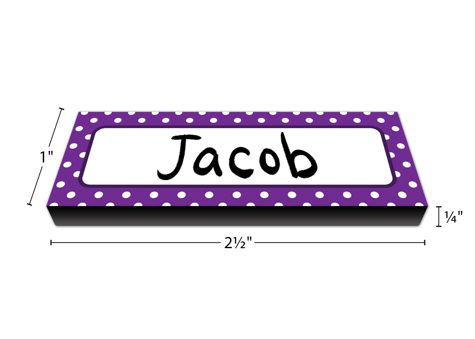 Polka Dots Magnetic Labels