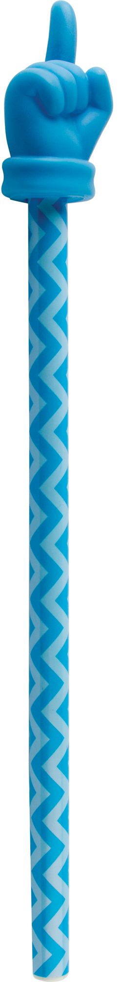 Aqua Chevron Hand Pointer