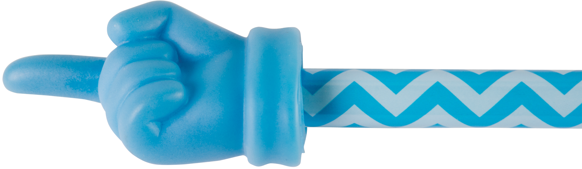 Aqua Chevron Hand Pointer